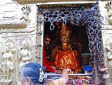 Kathmandu Swayambhunath 30 Amitabha Statue On The West Side Of Swayambhunath